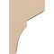 Ekena Millwork 3"W x 6"D x 9"H Classic Monterey Rough Cedar Woodgrain TimberThane Corbel, Primed Tan CORUR03X06X09MONRCPR - alternate 6